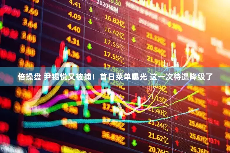 倍操盘 尹锡悦又被捕！首日菜单曝光 这一次待遇降级了