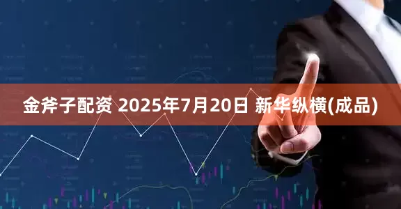 金斧子配资 2025年7月20日 新华纵横(成品)